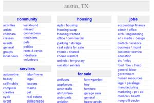 Craigslist en austin - We have collected the best sources for Austin deals, Austin classifieds, garage sales, pet adoptions and more. Find it via the AmericanTowns Austin classifieds search or use one of the other free services we have collected to make your search easier, such as Craigslist Austin, eBay for Austin, Petfinder.com and many more!